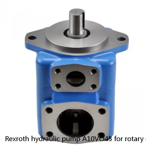 Rexroth hydraulic pump A10VO45 for rotary excavator auxiliary pump #1 image
